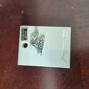 Sterling silver Las Vegas charm- new